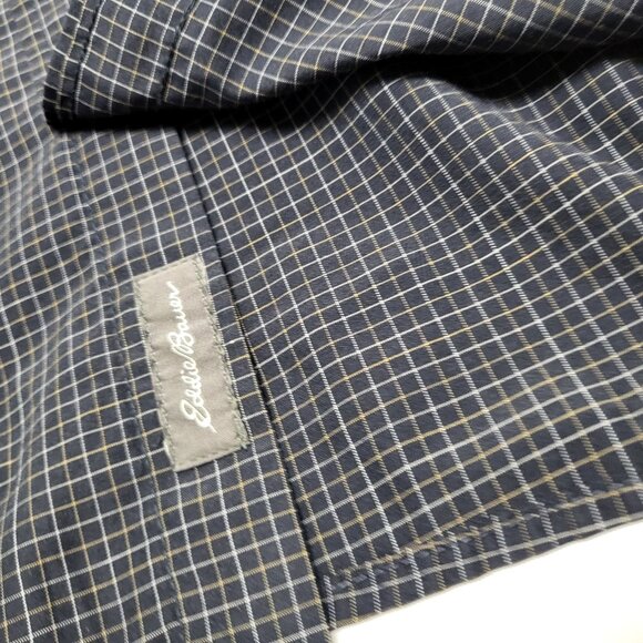 Eddie Bauer Shirt Button Up Mens Medium Relaxed Fit Long Sleeve Wrinkle Free - Picture 13 of 16
